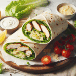 Minute Chicken Caesar Wraps Recipe - Need a quick and easy lunch
